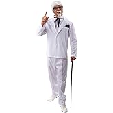 Orion Costumes Men's The Colonel Food White Suit Fancy Dress Costume