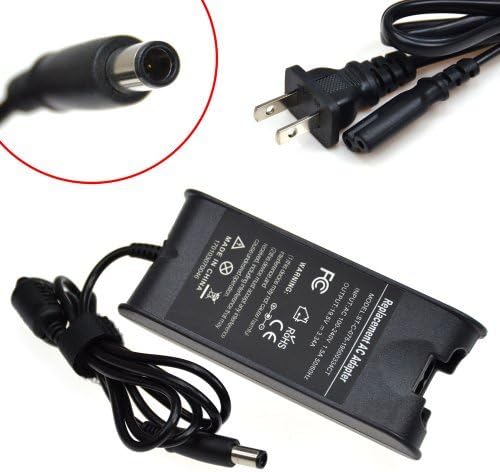 AC Adapter/Power Supply&amp;Cord for Dell 0NH662 331-0536 ADP-65JB B F8834 FA65NE1-00 HA65NE1-00 HA65NS0-00 HA65NS2-00 HP-OQ065B83 LA65NE1-00 LA65NS1-00 LA65NS2-01 N18951 N2765 N6M8J PC531 T7423