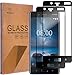 [2-Pack]-Mr Shield for Nokia 8 [Tempered Glass] [Full Cover] [Black] Screen Protector with Lifetime Replacement Warranty