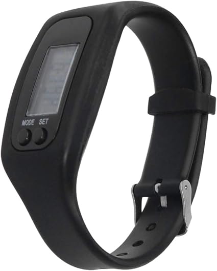 digital watch with step counter