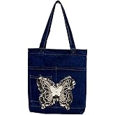 Farm4Far Women Denim Bow-tie Tote Shoulder Sling Hand Bags