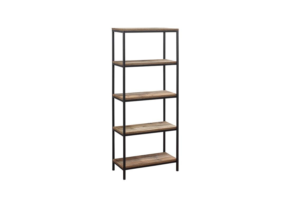 Birlea Urban 5 Tier Bookcase, Wood, Rustic