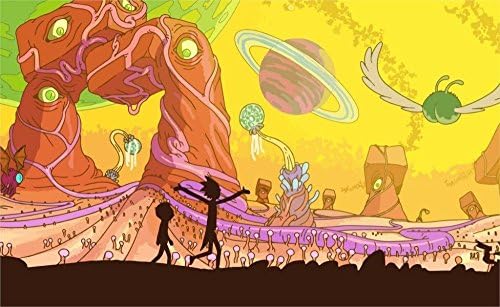 Tomorrow sunny 20X13 INCH / ART SILK POSTER / Rick and Morty Adult Swim Adult Swim cartoons cartoons space animation planet Home Decoration by Tomorrow sunny