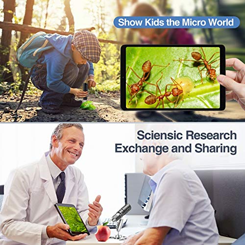 Wireless Digital Microscope,YINAMA 50X1000X Magnification Handheld