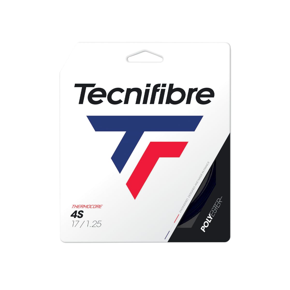 Tecnifibre 4S Tennis String 1.20 Black - 12m Set