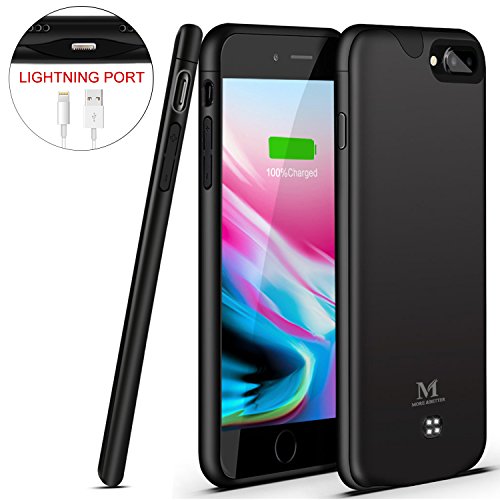 iPhone 7 Plus / 8 Plus Battery Case 4200mAh Ultra Slim Fit Lightning Port Headphones Extended Battery Case iPhone 7 Plus Portable Battery Pack Charging Case for iPhone 8 Plus 7 Plus Charger Case Black iPhone 7 Plus / 8 Plus Battery Case 4200mAh Ultra Slim Fit Lightning Port Headphones Extended Battery Case iPhone 7 Plus Portable Battery Pack Charging Case for iPhone 8 Plus 7 Plus Charger Case Black