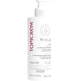 GIGATEMP Topicrem - Mela, Lait Unifiant Ultra Hydratant Corps - Hydrate 24h, Unifie le Teint, Corrige et Prévient l’Apparition des Taches Texture Onctueuse Peaux Sensibles Nouvelle Formule 500ml