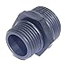 WKUP F001, 1 NPT Male to 3/4 GHT Male Adapter, Rubber O-Rings Included on Both Ends (Pack of 2)