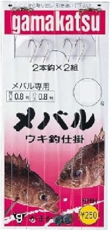 Amazon がまかつ Gamakatsu 3h メバル浮釣仕掛 白 M101 8 0 8 Gamakatsu がまかつ ハリス