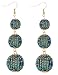 VK Accessories Thread Ball Dangle Earrings Thread Dangle Earrings Soriee Drop Earrings (bead ball color)