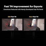 BenQ ZOWIE XL2586X 24.5 inch 540Hz Fast TN DyAc 2 eSports Gaming Monitor view 3