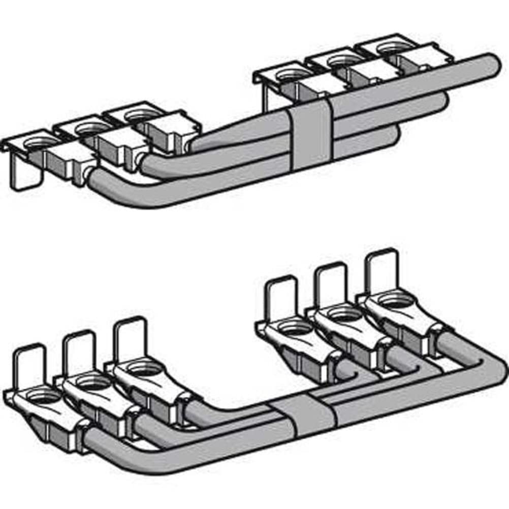 Schneider Electric LAD9V13 3P Power Connector, Downstream Bus Bar Spring