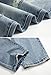 NITAGUT Men's Ripped Slim Fit Tapered Leg Jeans Light Blue-US 30
