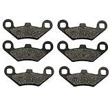 2003-2007 Polaris 500 Predator / TLD Kevlar Carbon Front & Rear Brake Pads