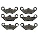 2003-2007 Polaris 500 Predator / TLD Kevlar Carbon Front & Rear Brake Pads