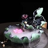 Lotus wind turbine home accessories tabletop ornaments decoration living room humidifier water tank water fountains