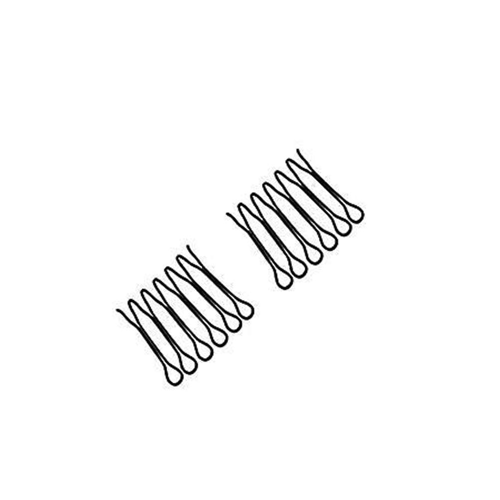 U Shape Hair Finishing Fixer Comb, Invisible Fringe Comb Clip, Bobby Pins Mini Bangs Holder Styling Tool (2pcs (S))