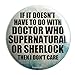 Geek Details Superwholock Pinback Button (If It Doesn't Have To Do With Superwholock then I don't care)