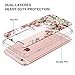MOSNOVO iPhone 6S Plus Case/iPhone 6 Plus Clear Case, Floral Garden Flower Printed Clear Design Transparent Plastic Slim Case with TPU Bumper Protective Case Cover for iPhone 6 Plus/iPhone 6S Plus