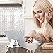 Desk Cell Phone Stand Tablet Stand, Tsumbay Universal Foldable Multi-Angle Desktop Phone Dock Holder Compatible for iPhone 8 7 6 6S Plus Samsung Galaxy S7/S6 Edge, Google Nexus, iPad, 6