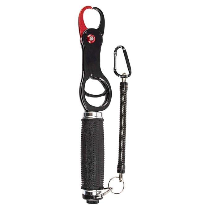 Lixada Fischgreifer Rostfreier Stahl Fischlippengreifer Grabber Fischen Lippengriff Klemme Fisch Halter Digital Wiegeskala