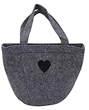 Famiry Durable Felt Lunch Bag for Adults and Kids, One Size(Gray)
