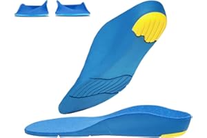 FonsBleaudy Kids Orthotic Cushioning Arch Support Shoe Insoles, Toddler Inserts for Flat feet, Plantar Fasciitis, Feet Heel P