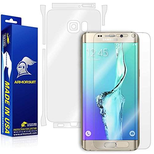 ArmorSuit MilitaryShield Anti-Bubble Screen Protector + Full Body Skin Protector for Samsung Galaxy S6 Edge Plus