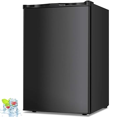 Kismile 3.0 Cu.ft Compact Upright Freezer with Reversible Single Door