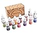 Allinko Yilador Dye Kit Food Grade Skin Safe (5.3 OZ) Vegan Gluten-Free, Liquid Bath Bombs Colorant Set Soap Making Supplies (Red Black Pink Brown Lavender Lemon etc.), 15 Bottles