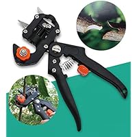 GONGting Garden Grafting Tool - Plant Branch Twig Vine Fruit Tree Cutting Scissors Shear Omega-Cut U-Cut V-Cut