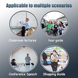 HUACAM Wireless Microphone, Head Mounted and