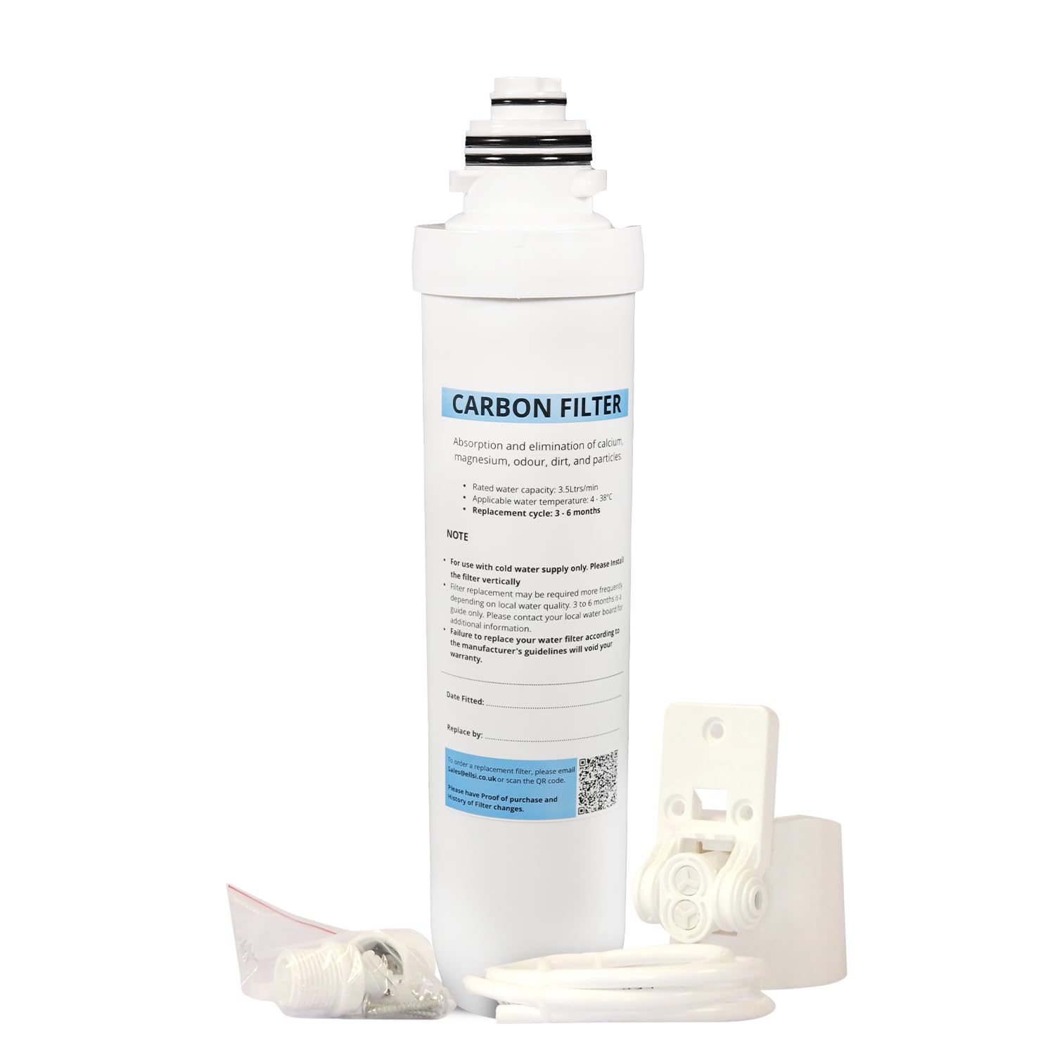 Excel Home - 3 in 1 Boiling Water Tap Replacement Carbon Filter, Reduces Metals and contaminants in Water. for Instant 3-in-1 Comes with Replacement housing