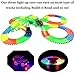 Car Tracks,Light Up Replacement Toy Car (2-Pack) Glow in the Dark Racing Track Compatible with Most Tracks,Boys and Girls(Red and Blue)
