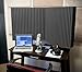 Auralex Acoustics DeskMAX Stand-mounted Portable Acoustic Treatment Panels for Podcasting and Voiceovers