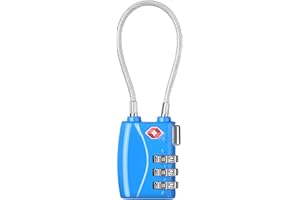 ZHEGE Luggage Lock, TSA Locks for Travel, Gym, School, Suitcases, Baggage, Small Cabinets