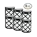 Reiled Solar Fence Lights (6-Pack) 6 LEDs Outdoor Solar Light IP67 Waterproof 180° Wide Angle Super Bright Solar Deck Lights with Automatic Switching Light Sensor for Garden, Driveway, Yard, Fence