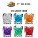 24 Bags, Water Beads, Crystal Gel Water Pearls, Aqua Jelly Beads, Water Growing balls, Crystal Mud Soil Water Beads for Wedding Centerpiece Vase Fillers, Plant decoration, refill & Sensory toys