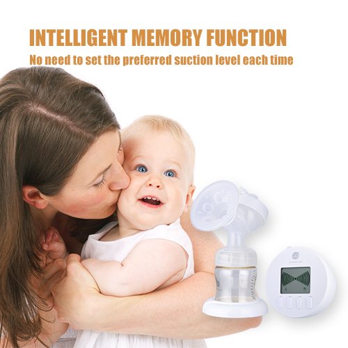 Electric Breast Pump – Double Breast Pump with 2 Modes and 9 Adjustable Suction Levels, Quiet & Hygienic, Advanced Breast Pump Kit, Perfect Massage and Breastfeeding Assistant - Thumbnail 7