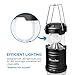 2 Pack Collapsible LED Camping Lanterns, Flashlights Emergency Tent Light for Backpacking, Hiking, Fishing - Outdoor Portable Lighting Camping Equipment
