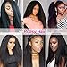Rolisy Kinky Straight Clip ins Human Hair Extensions,100% Unprocessed 8A Grade Human Hair,Real Soft Thick Hair for Women,Kinky Straight Hair Clip ins,Natural Black Color,120Gram,10Pcs,18 INCH