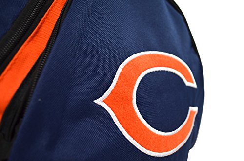 Concept One Accessories Official National Football League Fan Shop Authentic Sling Back NFL Back Sack Backpack with laptop pocket (Chicago Bears)