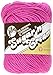 Lily Sugar 'N Cream The Original Solid Yarn, 2.5oz, Medium 4 Gauge, 100% Cotton - Hot Pink - Machine Wash & Dry