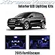 XtremeVision Ford Escape 2015+ (3 Pieces) Red Premium Interior LED Kit Package + Installation Tool