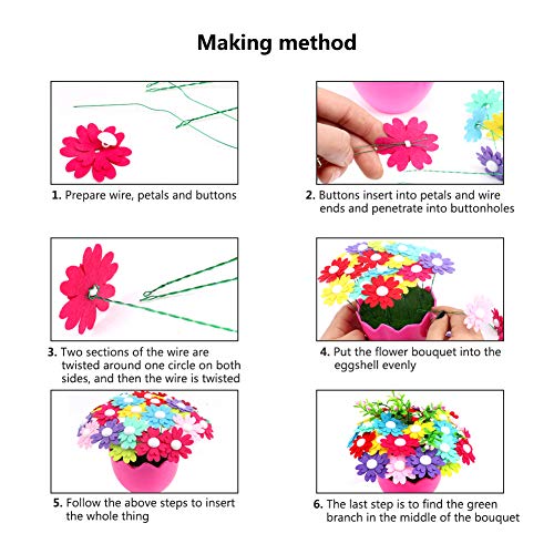 4 INVECHI+DIY+Button+Bouquet+Parent+Child