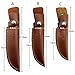 Aibote Fixed Blade Knife Sheath With Belt Loop Hunting Holster Carrying Knives Leather Holder Sheaths Case Scabbard Pouch Bag Pocket EDC Camping Outdoor Tool(C-Small)