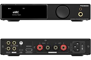 SMSL AO300 PRO DAC Amplifier | CS43131 USB/Coax/Opt/HDMI eARC/RCA Input MQA DAC | 165W MA5332MS 2.1Channel Stereo Amp | 4.4mm