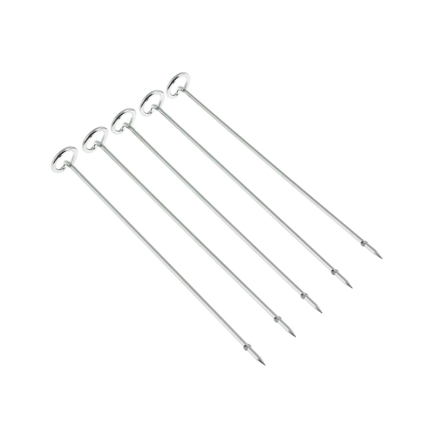 Ninja Stainless Steel Skewers [4136J301UKE] Official Accessory Compatible with Ninja Health Grill AG301, Silver