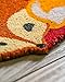 Evergreen Coir Welcome Shaped Fox Animal Entrance Doormat | Indoor and Outdoor | 28-inches x 16-inches | Non-Slip Backing | All-Season | Natural Heavy-Duty Low Profile | Orange Home Décor