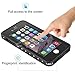 iPhone 7 Plus/iPhone 8 Plus Waterproof Case, iThrough iPhone 7 Plus/ 8Plus Underwater Cas,Dust Proof,Snow Proof, Shockproof,Heavy Duty Protective Carrying Slim Case Cover for 7 Plus/8Plus(Black)